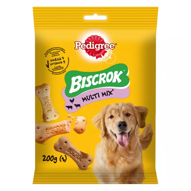 Pedigree Biscrok Multi Mix Galletas Crujientes Para Perros 200g 2