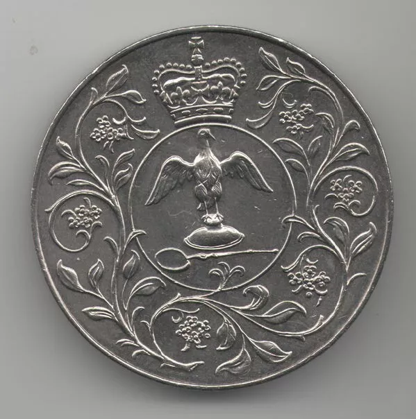 Queen Elizabeth II Silber Jubiläum Münze Mann 1977 Great Britian U Medaille Pferd C UK 3