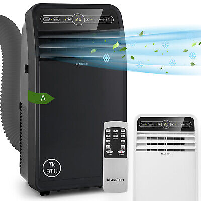 Climatiseur mobile portable climatisation ventilateur 7000 BTU 2,1kW noir