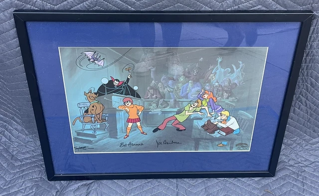 Signed Hanna-barbera Animation Art Cel Scooby Doo Witless For The Prosecution