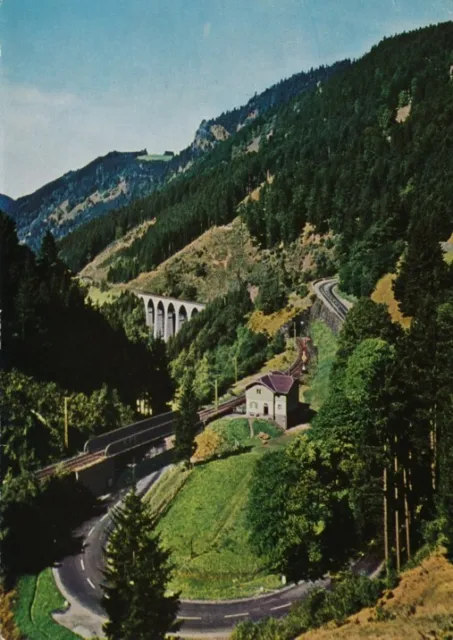 398-Ansichtskarte Breitnau Ravennaviadukt Höllental  Schwarzwald Baden-Württemb.