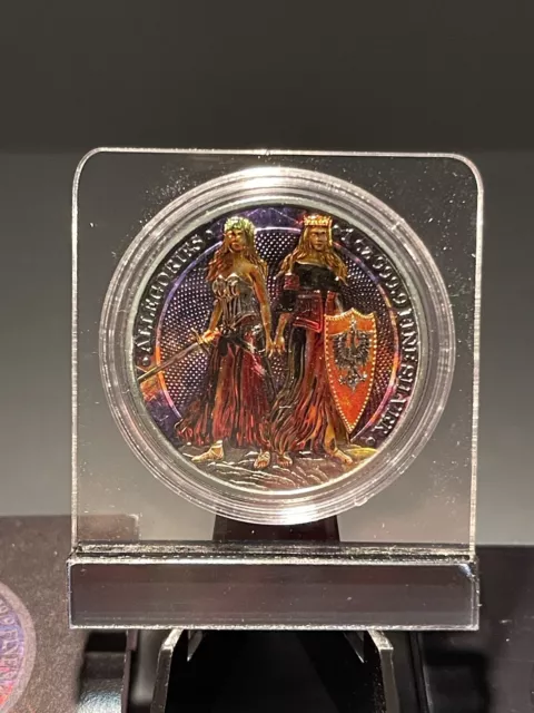 2022 Allegories Germania & Polonia 1 oz Silver Colorized Limited Mintage