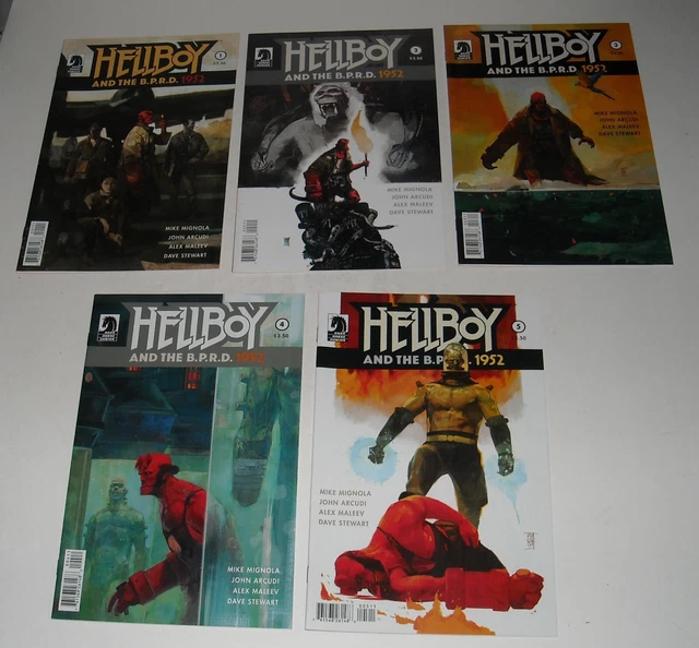 Hellboy & Bprd - 1952 # 1 - 5 Complete Mini Series Dark Horse Comics 2014