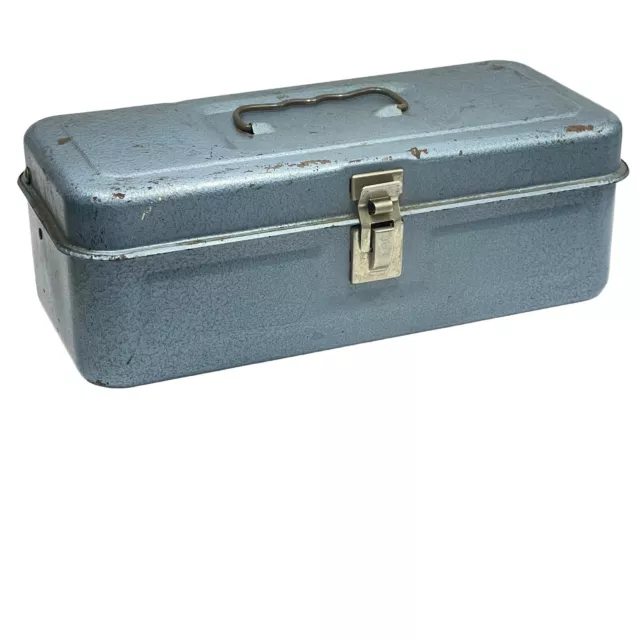 VINTAGE 1950 TACKLE Box by SIMONSEN METAL PRODUCTS Chicago, ILL 15