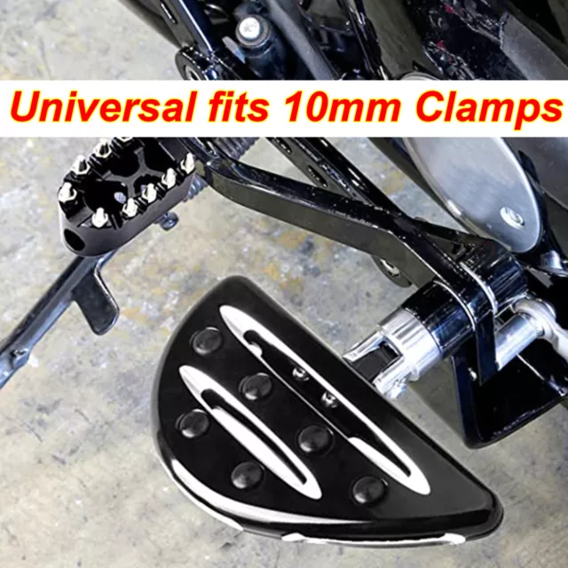 Rear Passenger Floorboards Floor Boards Foot Pegs For Harley Touring Glide Dyna