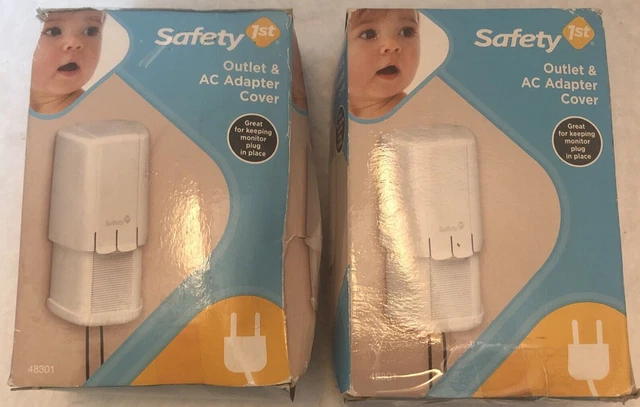 Safety 1st Child Outlets AC Adapters and Plug Covers in Box Lot — 1 New, 1 Used