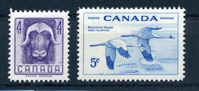 Canada 1955 National Wild Life Week Sg478/479  Mnh