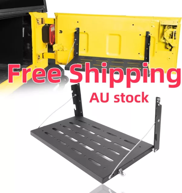 Foldable Tailgate Table Rear Door Table Storage Shelf Rack Fit For Jeep Wrangler