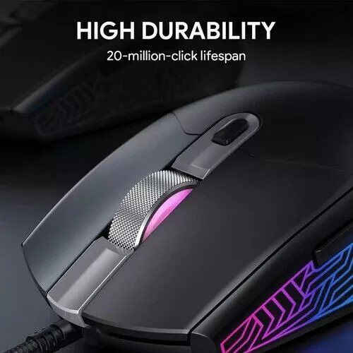 Mouse Gaming Wireless o con Filo fino a 16000DPI 8 Tasti Personalizzabili Aukey 3