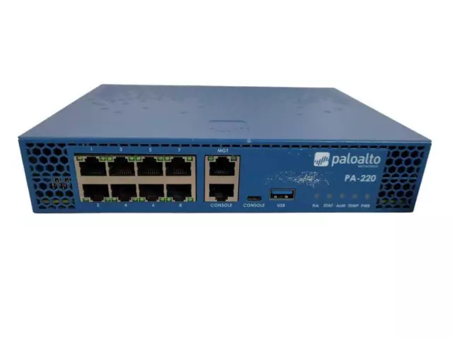 LOT 3x Palo Alto Networks PA-220 Firewall Security Appliance | Factory Reset Q!