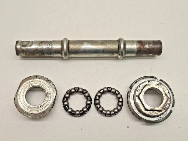 Pédalier Vintage Magistroni - Axe 130mm Carré ISO - Acier Italien - Neuf
