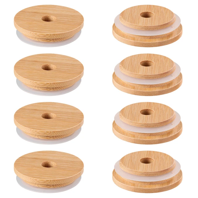 GBKDQQ 2 bottiglie di vetro con coperchio da 1 litro, bottiglie