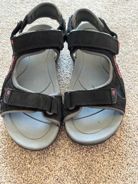 Sandali neri da spiaggia/passeggiata Karrimor - indossati una volta taglia 3