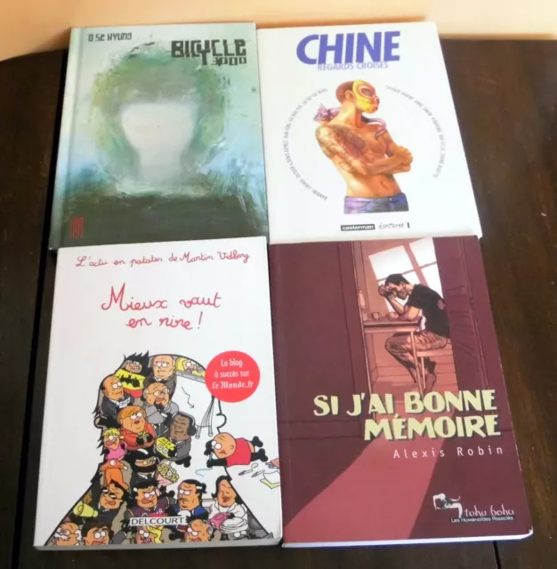 Lot De 4 Livres Bd ( Details Dans Le Descriptif )