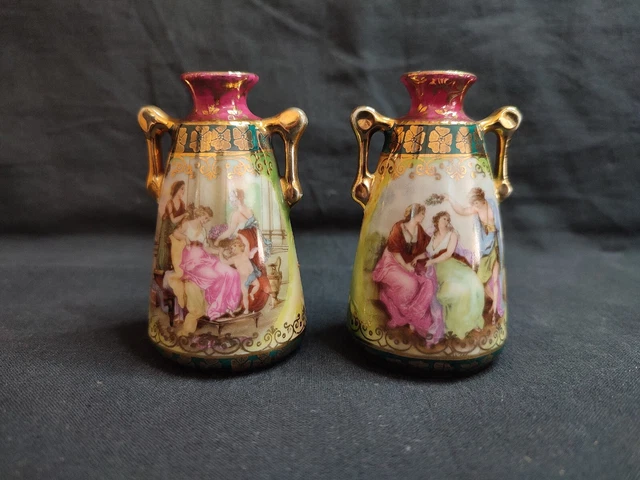 RARE PAIRE DE vases Legras saint denis modèle Maintenon EUR 650,00