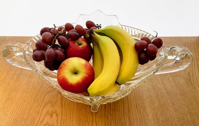 Art Deco Serpent Glass Fruit Bowl By Brockwitz Featured In Their 1936 Catalogue