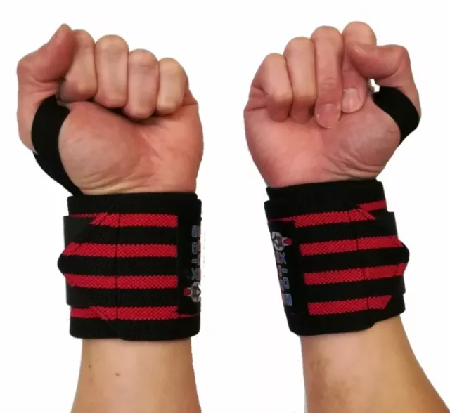 Weight Lifting Wrist Wraps Gym Fitness Training Support Crossfit Grip Straps
