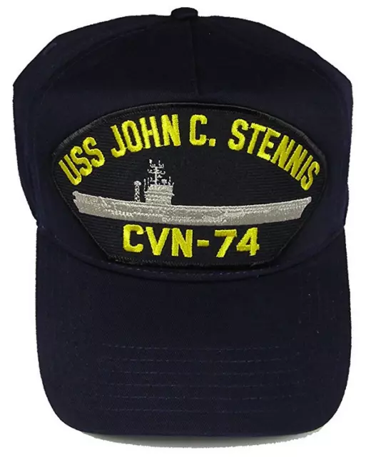 Uss John C Stennis Cvn-74 Hat Usn Navy Ship Nimitz Class Carrier Look Ahead