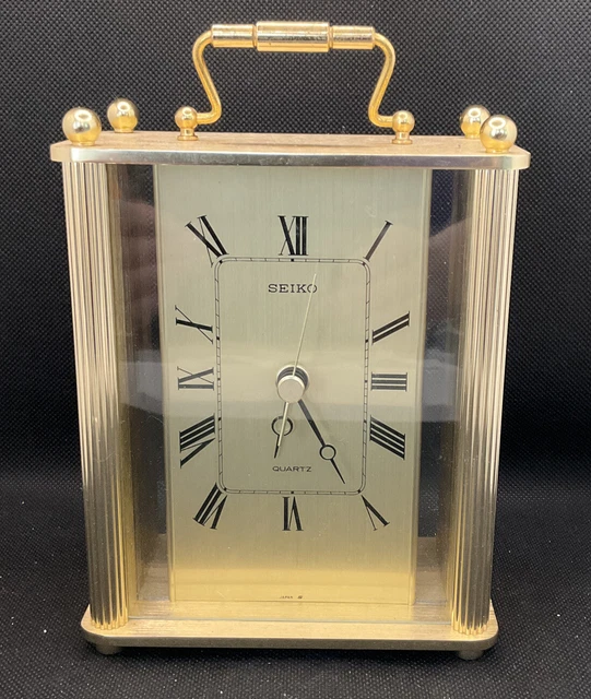 Seiko QHE109GLH "Peyton" Desk & Table Alarm Clock