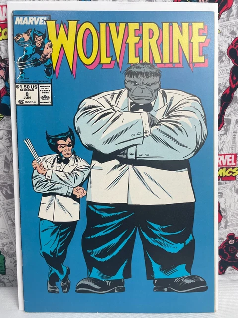 Wolverine #1 - Marvel 1989, KEY 1st Patch, 1st Mr Fixit, John Buscema, FN+