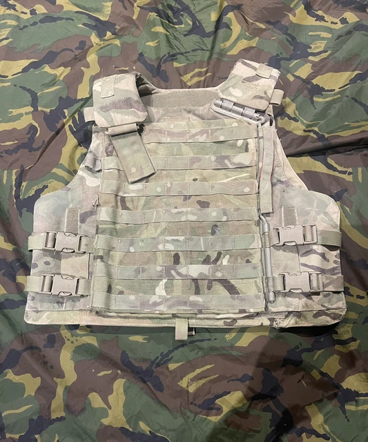 BRITISH ARMY VIRTUS Scalable Tactical Vest Mtp Body Armour Cover Ml £