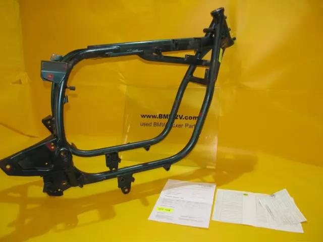 BMW R100 GS Rahmen Hauptrahmen mit Brief TP unfallfrei 1991 main frame ...
