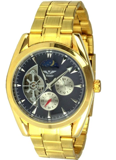 Montre Automatique SAPOIS-MINOIR Vintage - Guichet Date, Bracelet Milanais, Boîtier 40mm, Années 2000