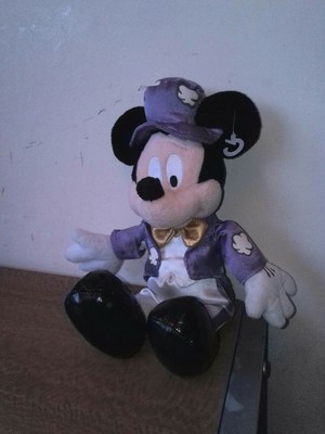 disneyland paris mickey mouse and walt disney figurine