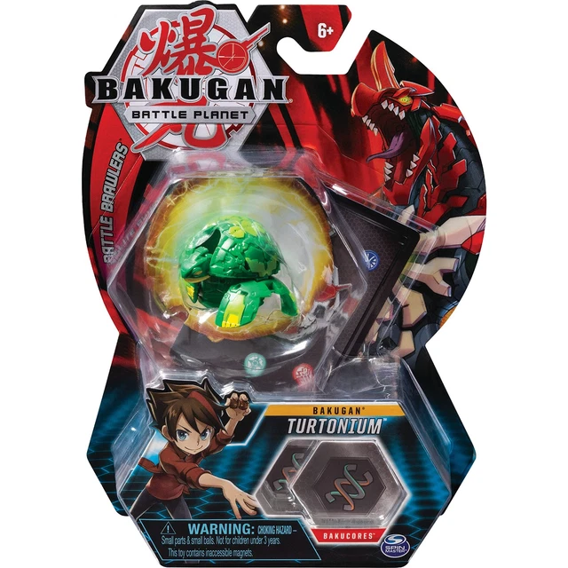 Bakugan Ventus Cyndeous - Creatura Transformable 5,1 Cm Con 2 BakuCores, Giocattolo Da Battaglia Per Bambini 6+ Anni