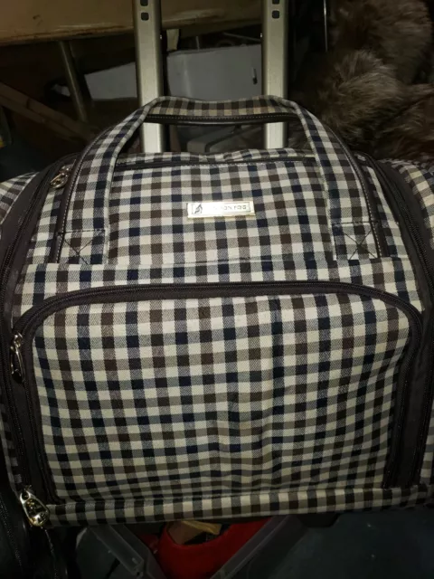 London Fog Northwood 360Ul Under Seat  Bag Carry On Travel Luggage On Wheels