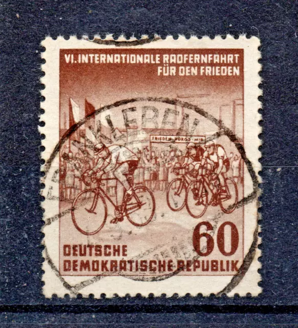 DDR, Mi Nr. 357, Michel Plattenfehler II, Internationale FRIEDENSFAHRT, o