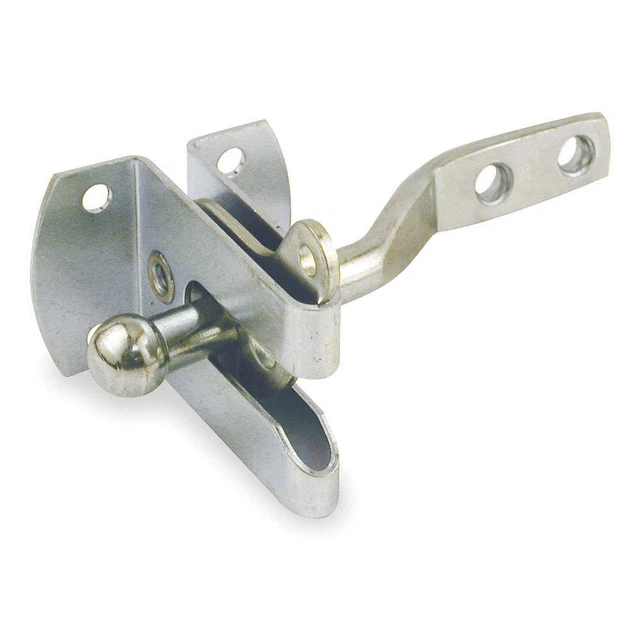 GRAINGER APPROVED 4PE77 Self-Latching Gate Latch,1-7/8 In. W