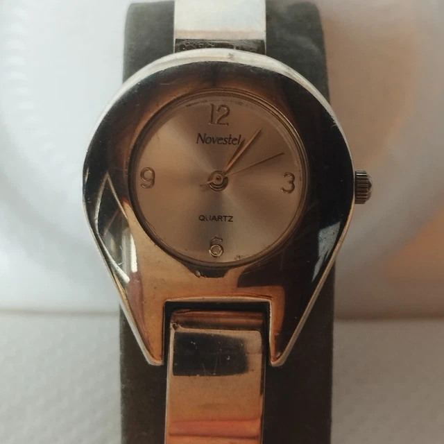 Montre Femme Vintage X - Style Minimaliste, Bracelet Flexible, Pile Incluse