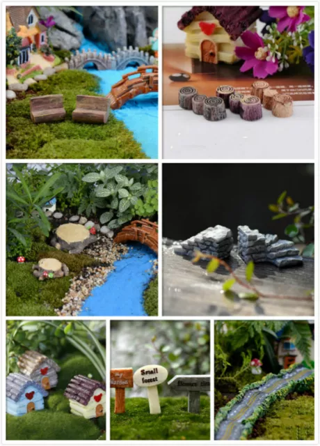 Figurine Craft Plant Pot Garden Ornament Miniature Fairy Garden Decor DIY Wy_Z1