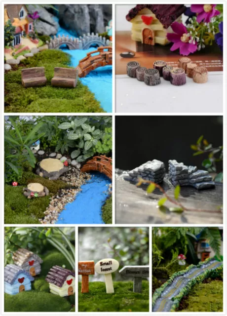 Figurine Craft Plant Pot Garden Ornament Miniature Fairy Garden Decor DIY Wy_KX