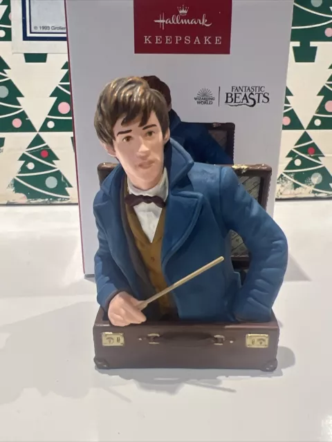 Newt Scamander Fantastic Beasts Harry Potter Noël Hallmark Ornement Nib