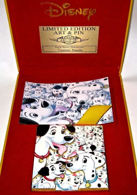 RARE LE 100 Jumbo Disney Pin✿ 101 Dalmatians Pongo Perdita Dog Smile Acme Artist RARE LE 100 Jumbo Disney Pin✿ 101 Dalmatians Pongo Perdita Dog Smile Acme Artist