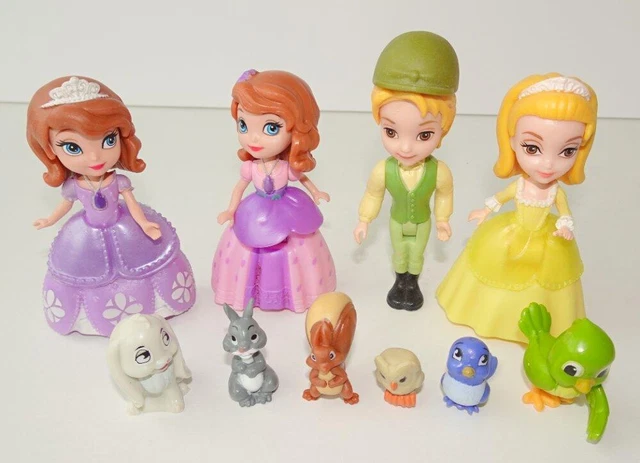 DISNEY PRINCESS SOFIA The First Castle Figures + Animals X10 - Look £9. ...