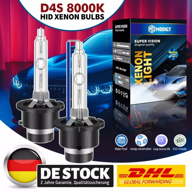 SET D4S 8000K Xenonbrenner für Toyota Scheinwerfer Lampe SUPER VISION NEU