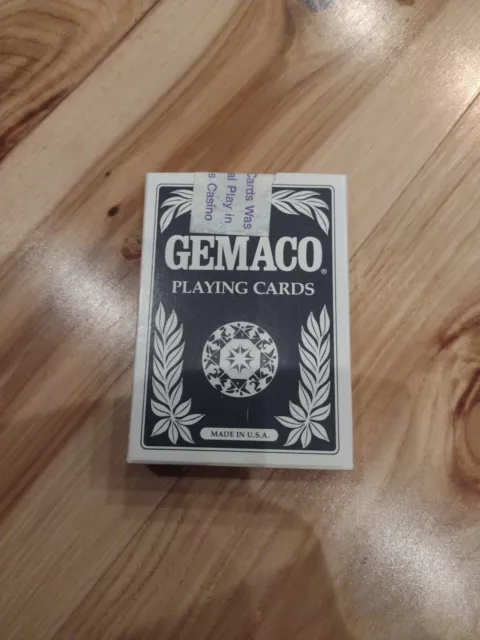 SEALED Vintage Gemaco Playing Cards Atlantis Casino Reno Nevada (Used In Casino)