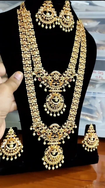 Indian Jewelry Bollywood Bridal New Style Combo Necklace FASHION Set MA 407