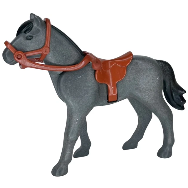 PLAYMOBIL (L5216) Medioevo - Cavallo Marrone Scuro Nuova Generazione - Usato, Bundle Incluso