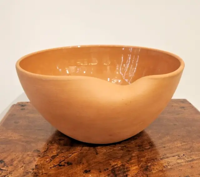 RARE Elsa Peretti For Tiffany & Co Italian Made Terracotta Thumbprint Bowl