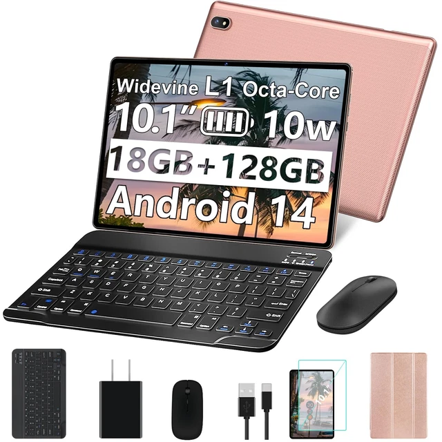 TABWEE Tablet T80 - 18GB RAM - 128GB ROM - 6000mAh - 5G WiFi - Met