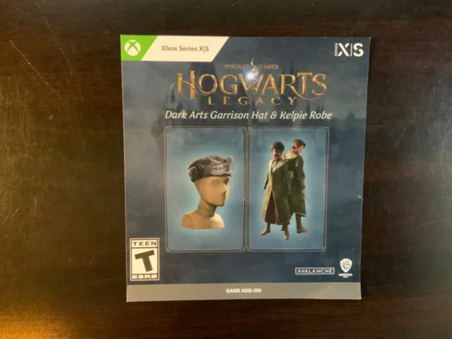 Hogwarts Legacy Dark Garrison Hat & Kelpie Robe DLC CARD ONLY for Xbox Series X