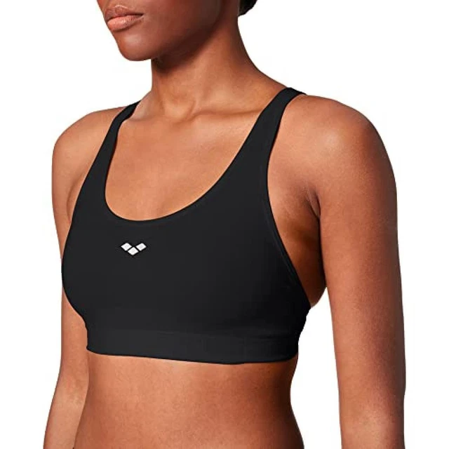 (TG. 90) Arena W Metis, Reggiseno Sportivo Donna, Nero (Black), 90 - NUOVO