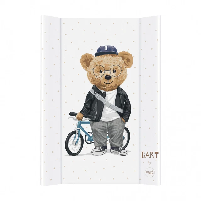 CEBA hard changing mat short FLUFFY PUFFY, 50x70 cm, Bart