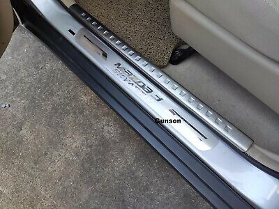 For Mazda 3 Accessories Stainless Steel Door Sill Protector Scuff Plate 14-2019