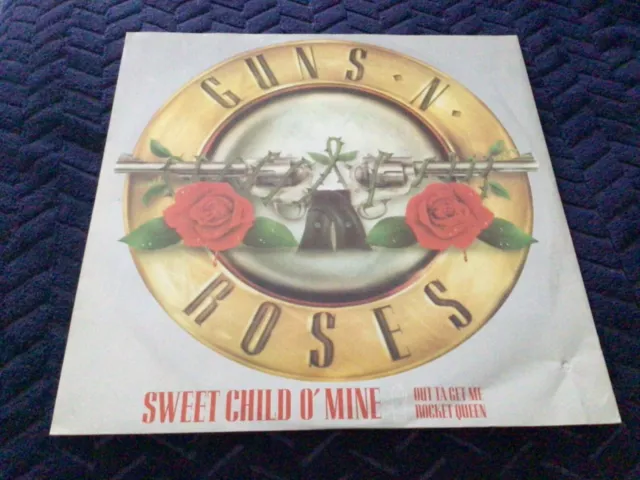 Guns N'Roses Sweet chidO'mine 12 inch vinyl single record