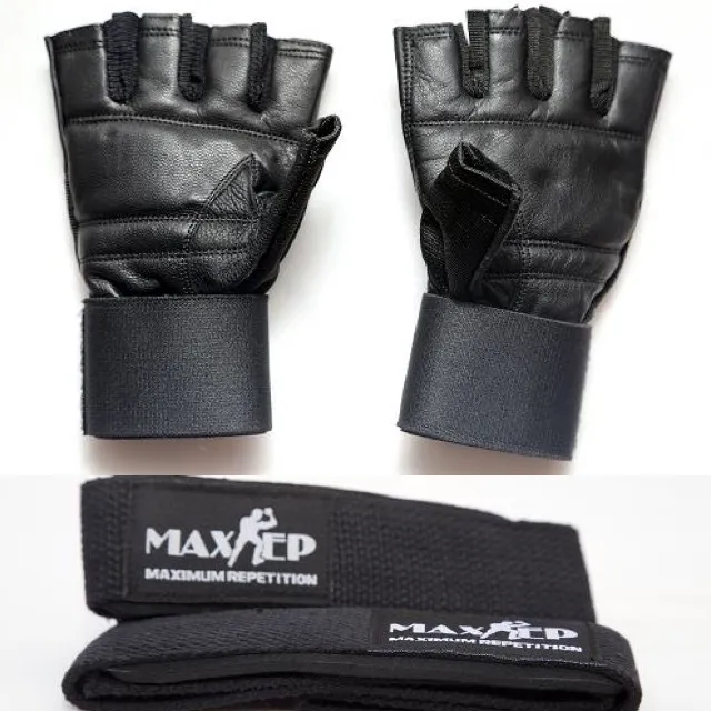OFFRE SPÉCIALE MaxRep Premium gants d'exercice d'haltérophilie + SANGLE DE LEVAGE GRATUITE